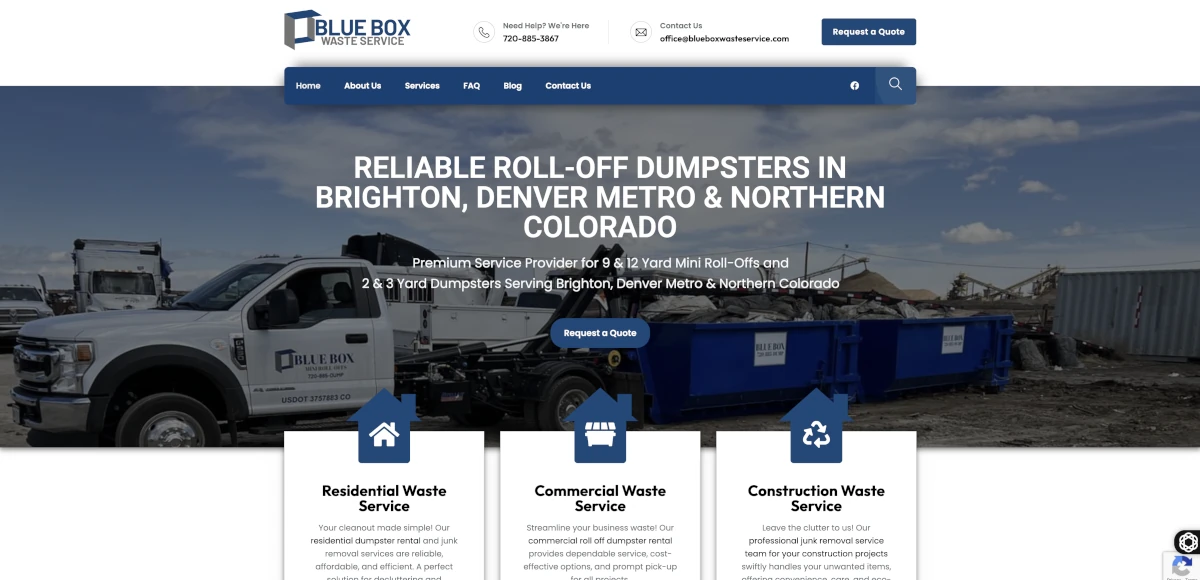 Blue Box Waste Service