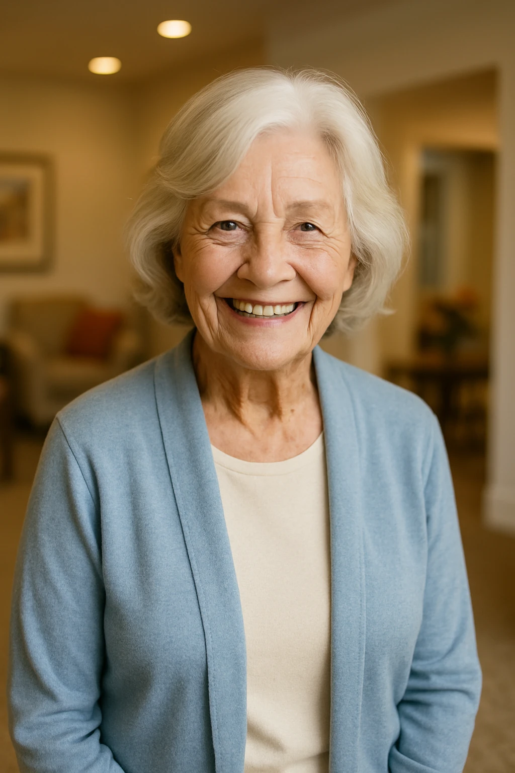 happy new senior resident found this community from our online marketing efforts