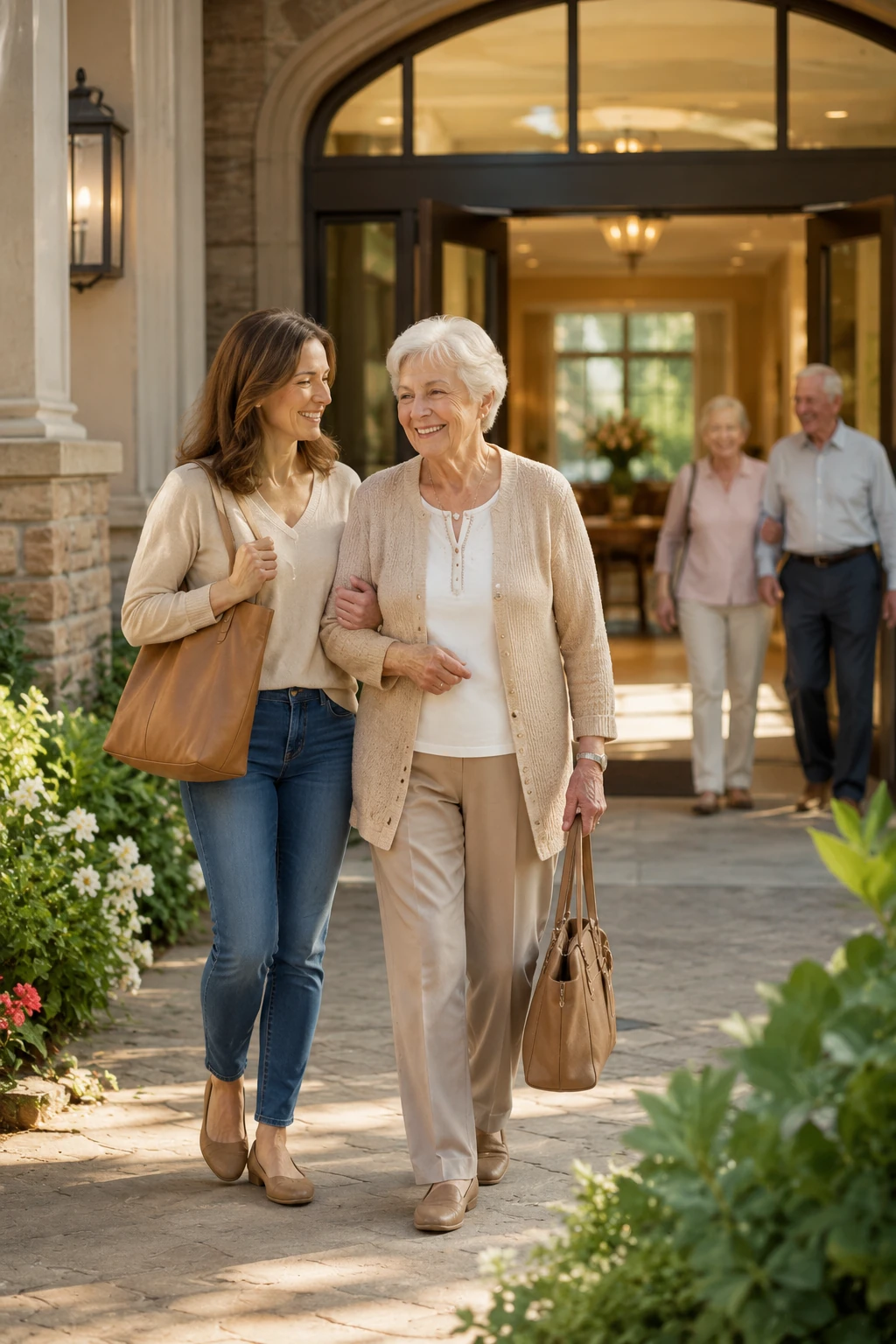 Senior living community with strong online reviews — image placeholder