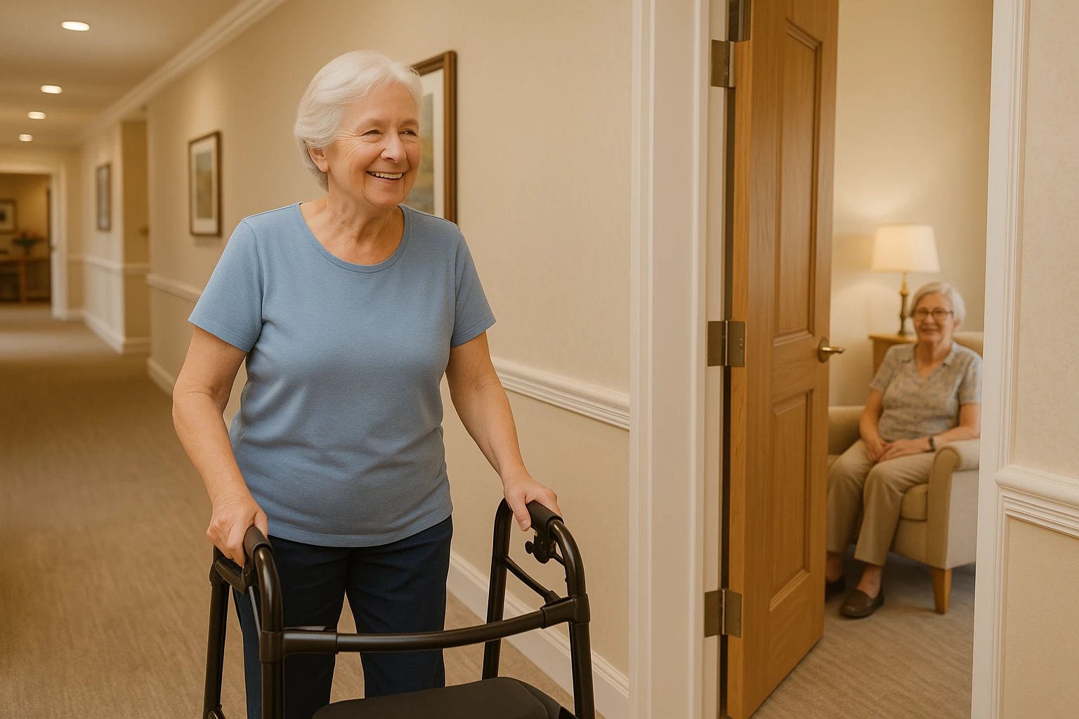 new resident in senior living community from a social media campaign