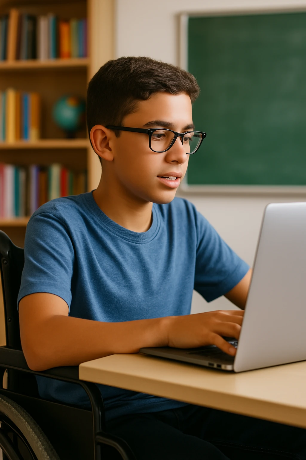 Disabled Student Accessing school website